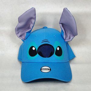 Disney Lilo & Stitch Baseball Hat Character Embroidered 3D Ears Alien Blue Adult